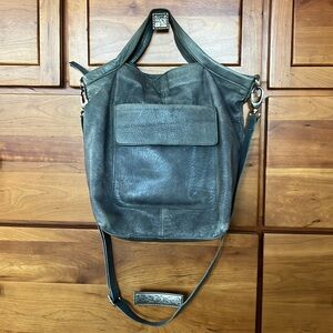 Latico Devon crossbody in Denim Blue